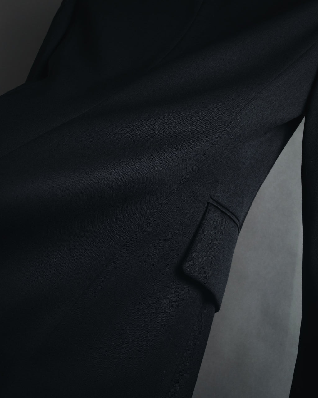 "Yves Saint Laurent" 2008AW Minimal sculpted wool jacket