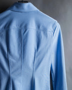 "ALEXANDER WANG" Three-dimensional cut design light blue shirt
