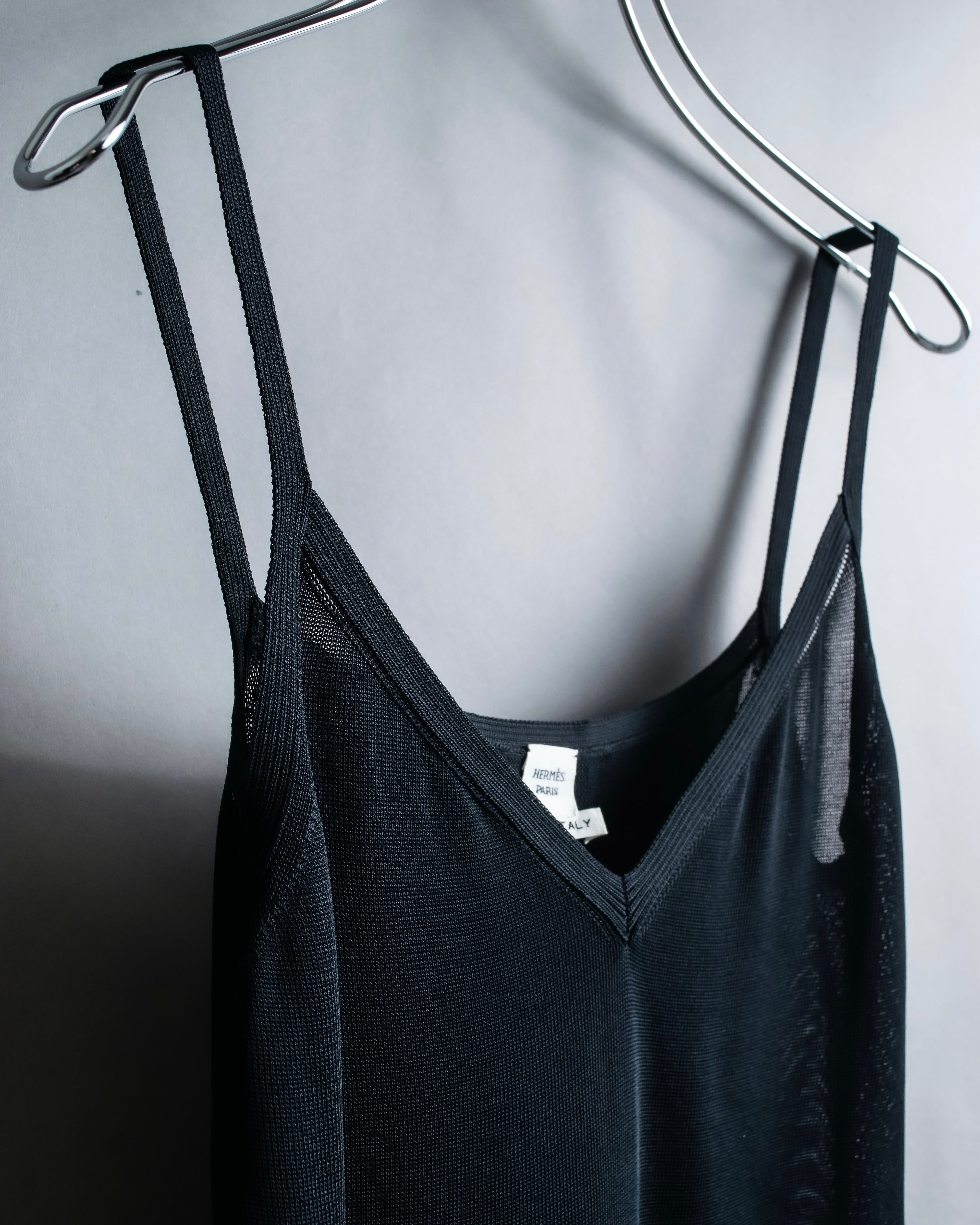 "HERMES" Sheer rayon mode style camisole