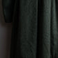 Vintage deep green colour military long coat