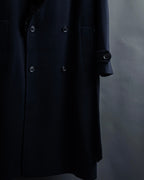 -SPECIAL- "CARUSO"
 Fur collar design belted melton coat
