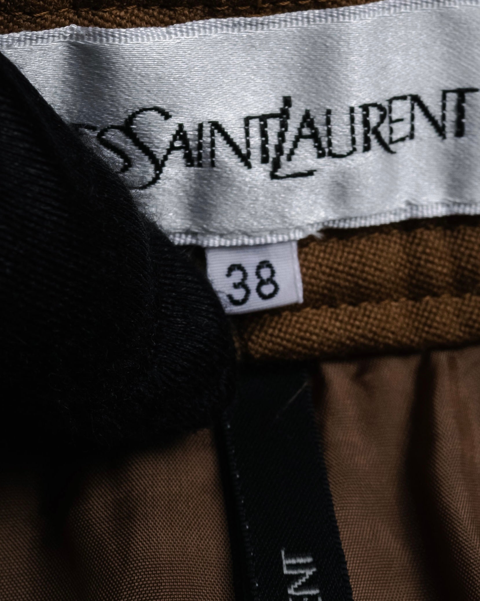 YVES SAINT LAURENT (イヴサンローラン) - ツータック ワイドパンツ