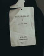 “Yohji Yamamoto” 2010’s sheer cotton ribbed long dress