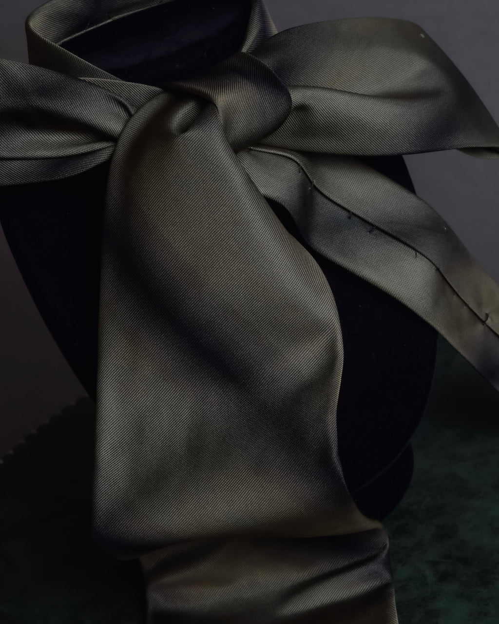 "GUCCI" Gradient dyed gradation silk necktie