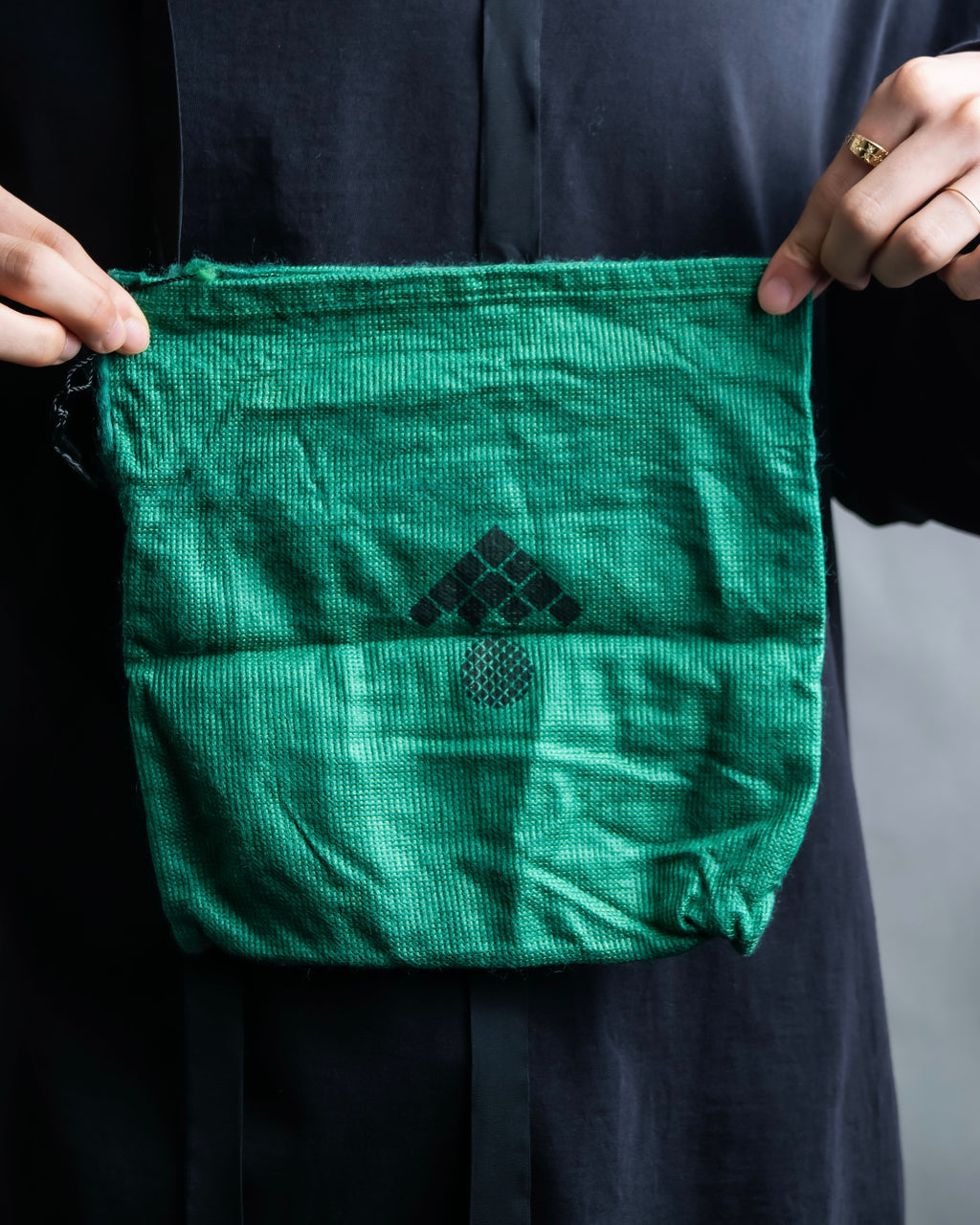 "BOTTEGA VENETA" 2way logo plate nylon bag