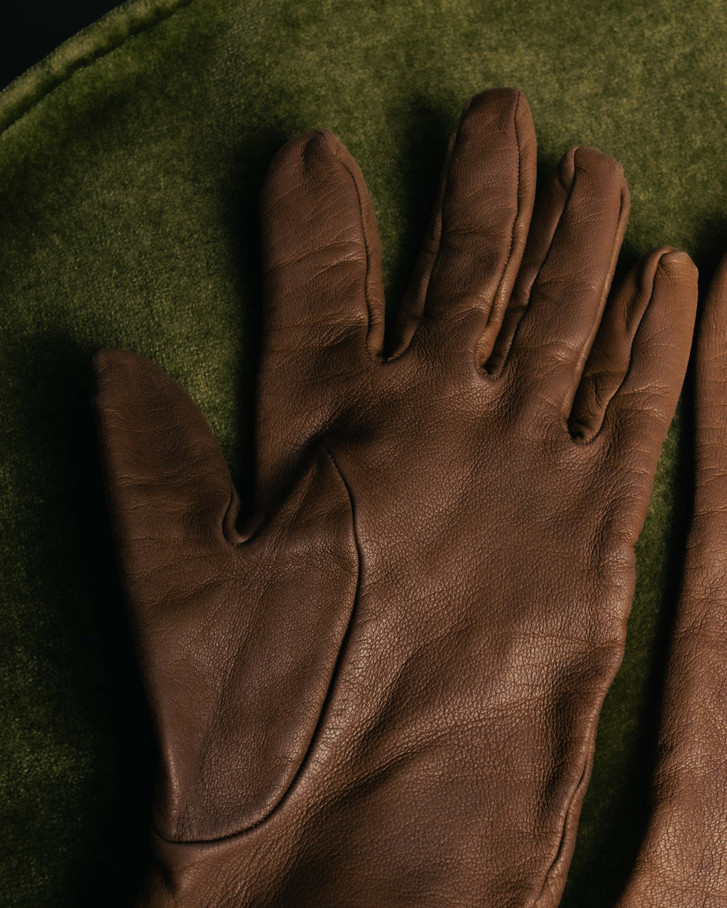 -SPECIAL- “HERMÈS” 80’s-90’s Chaine d’ancre leather gloves