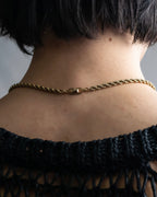 “Christian Dior” beautiful thick gold chain necklace