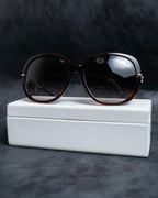 "LOEWE" Butterfly frame silver temple sunglasses