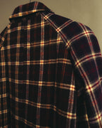 “sacai” 2010's Tartan wool cashmere padded hybrid coat