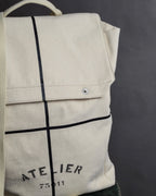 "MAISON MARGIELA" Atelier 75011 design canvas large bag