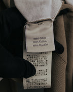 -SPECIAL- “HERMÈS” 90’s-00’s Trompe l’oeil cotton knit cardigan