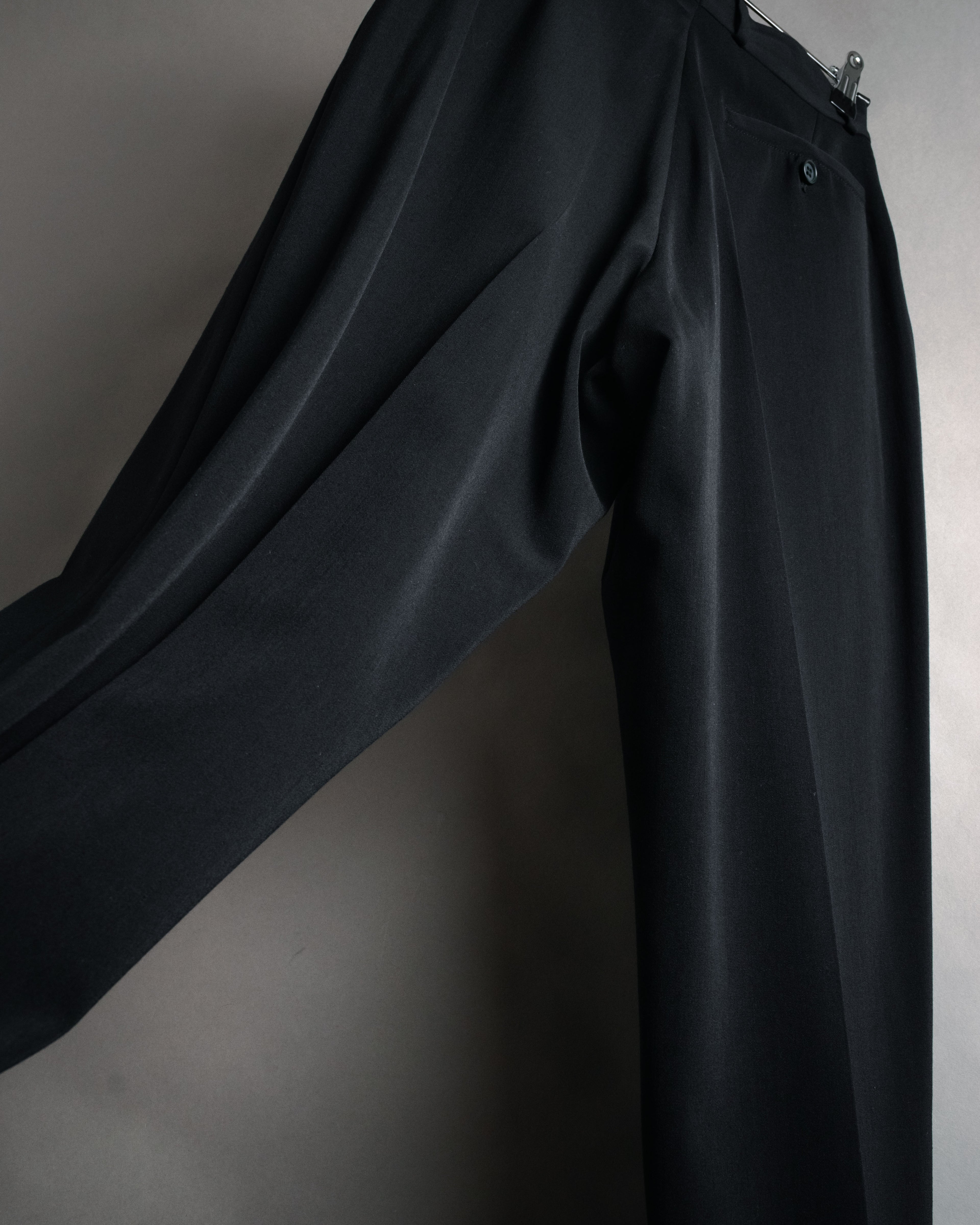 “EMPORIO ARMANI” 90’s-00’s High-waisted wide slacks