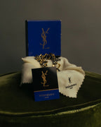 “Yves Saint Laurent” 80’s-90’s Two tone chain bracelet