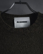 "Jil Sander+" 24AW Soft brushed crew neck knit