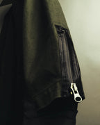 -SPECIAL- "COMME des GARÇONS HOMME" 03AW Asymmetric zip long coat