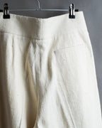 "JIL SANDER" Deep pleat wide tapered slacks