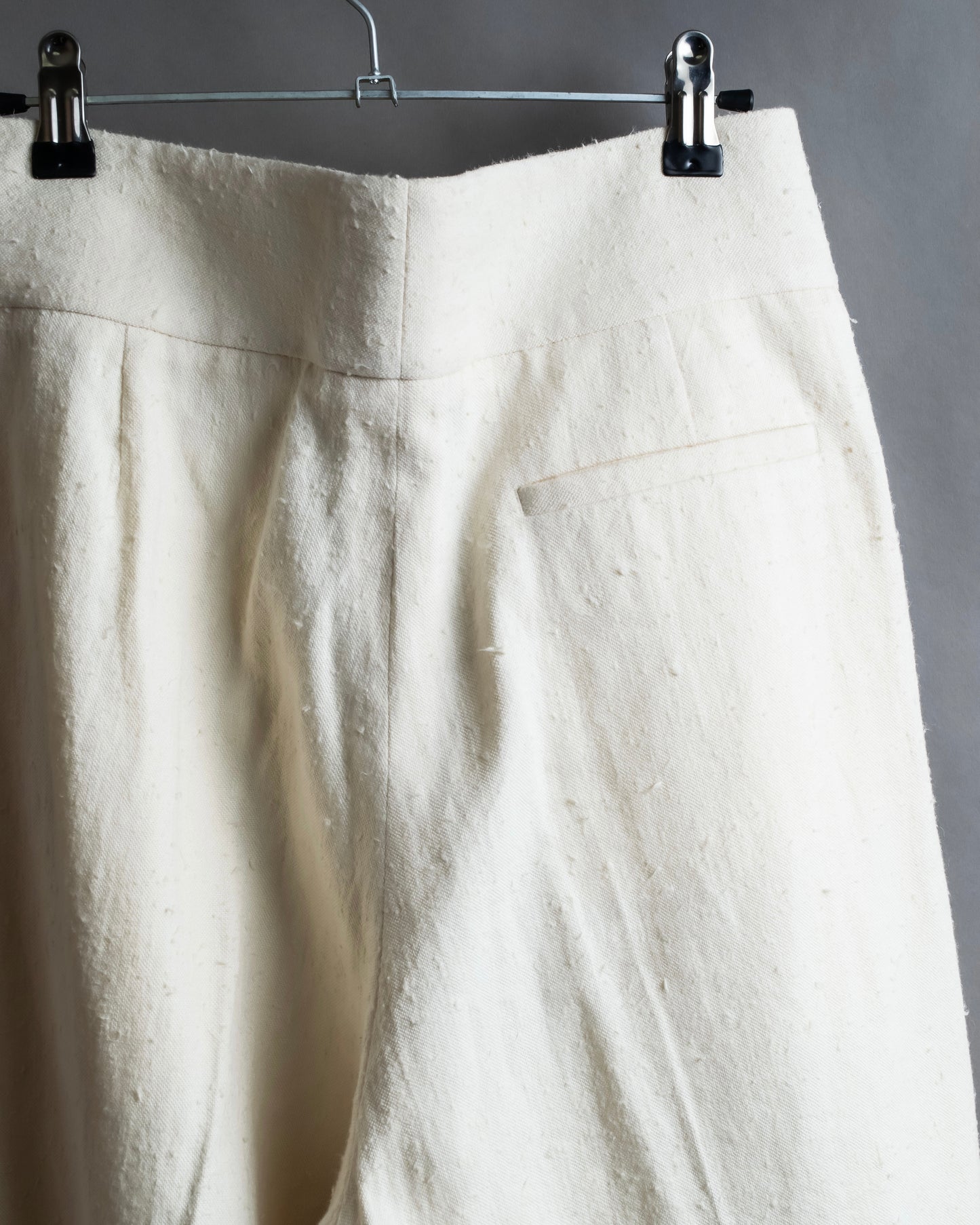 "JIL SANDER" Deep pleat wide tapered slacks