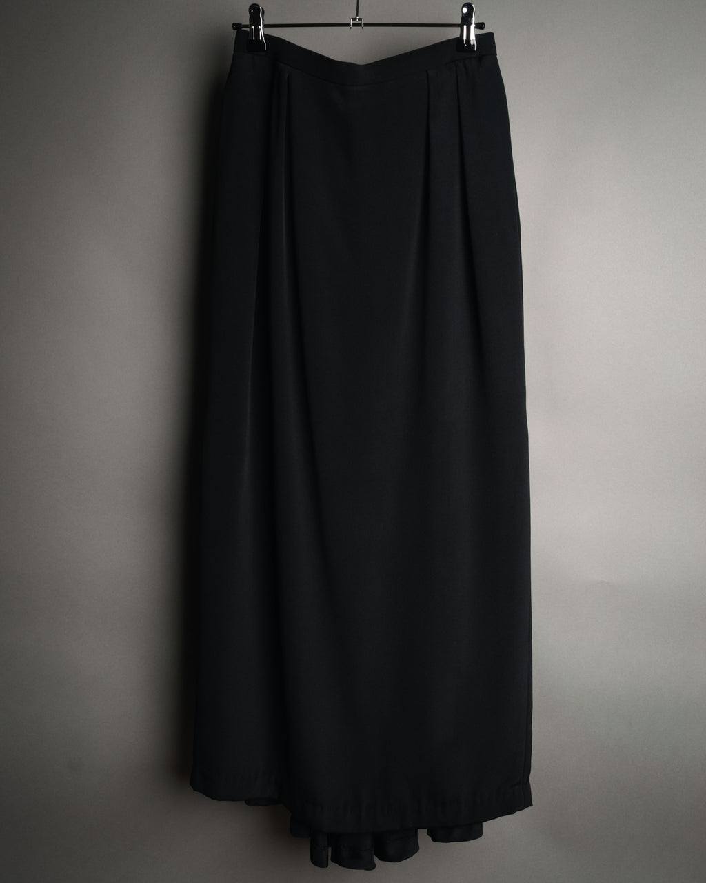 “Christian Dior” 80’s-90’s Silk draped long skirt