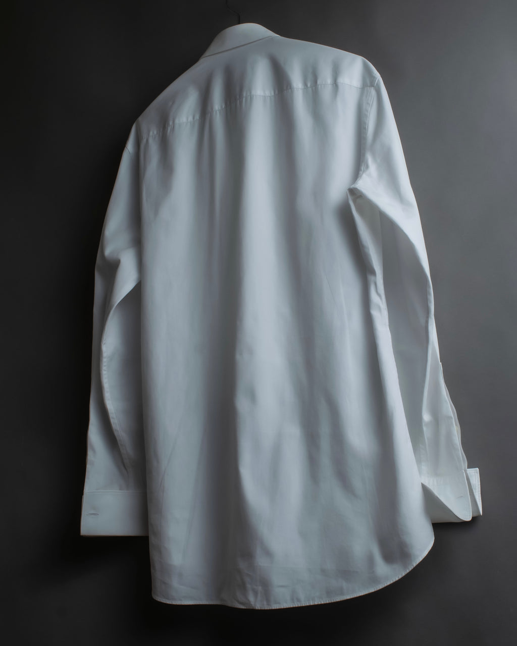 "GIVENCHY" Bosom panel design white shirt