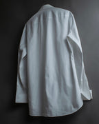 "GIVENCHY" Bosom panel design white shirt