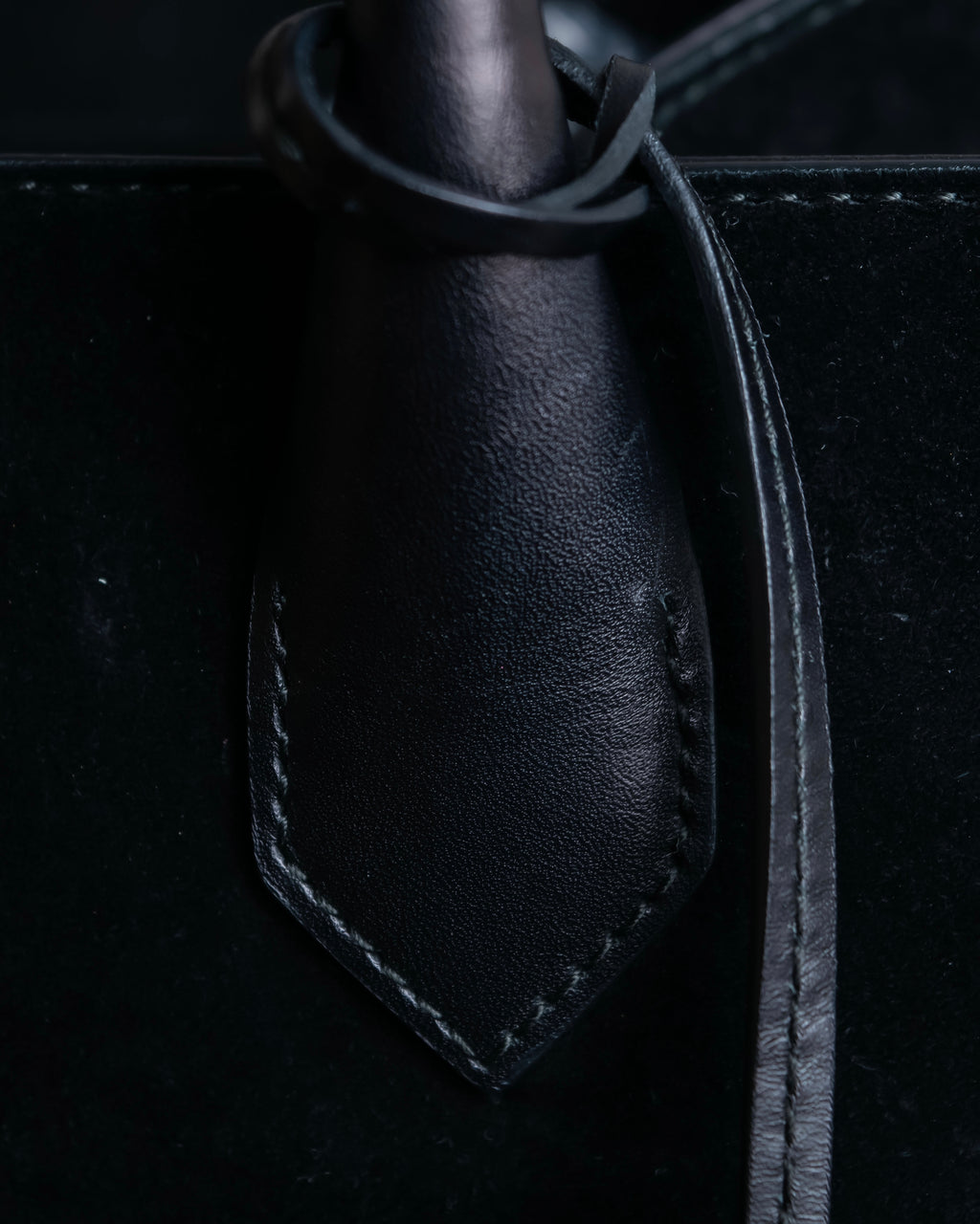 "BALENCIAGA" Padlock all afternoon velour 2way bag