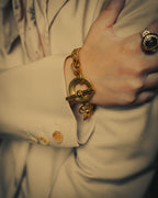 –SPECIAL– "CELINE" 90's Sculptural link bracelet