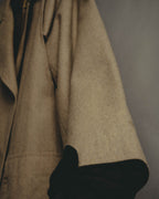 "Chloé" 70's-80's Wide-lapel double-breasted long coat