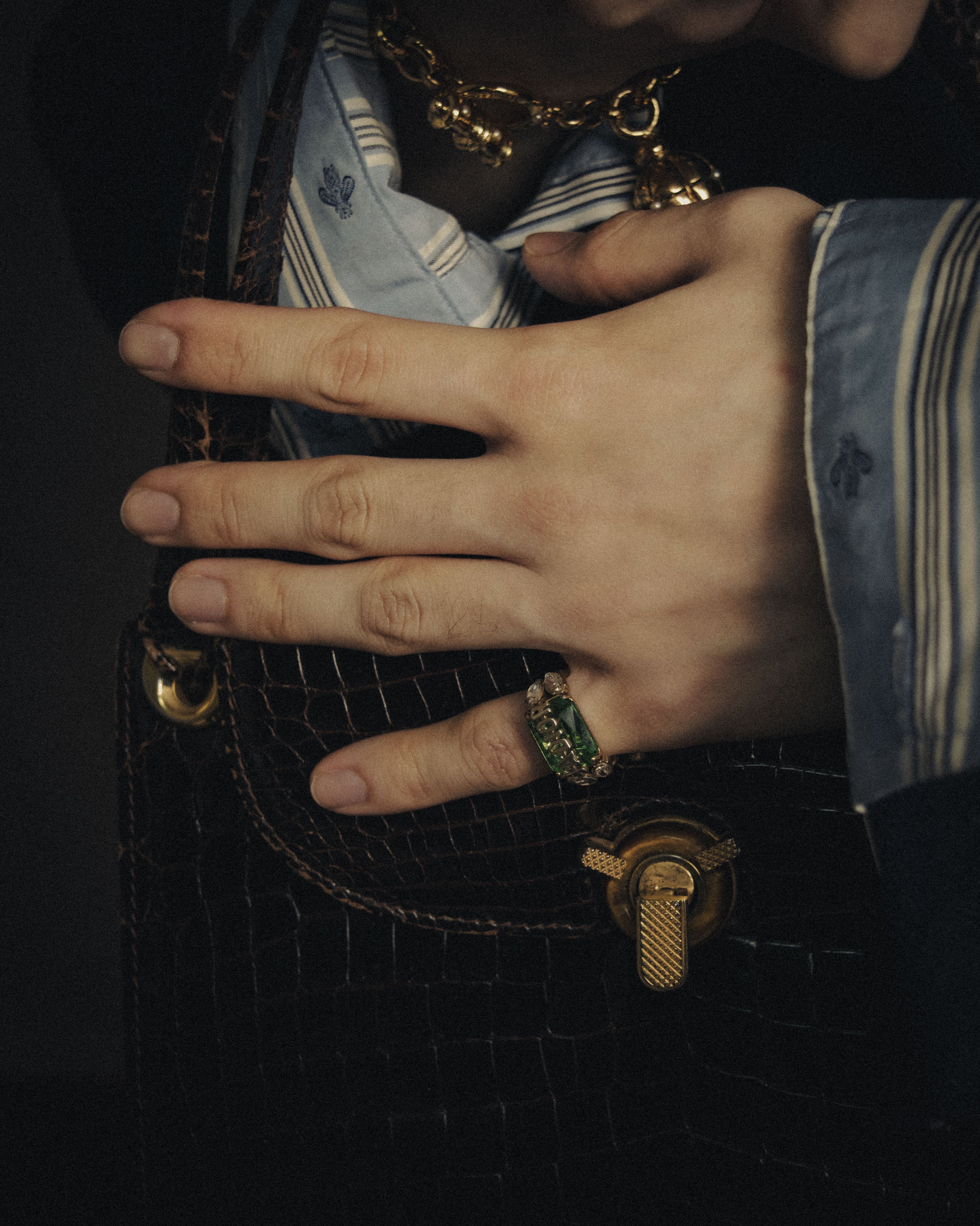 –SPECIAL– “DIOR” 2017- J’Adior crystal chain ring