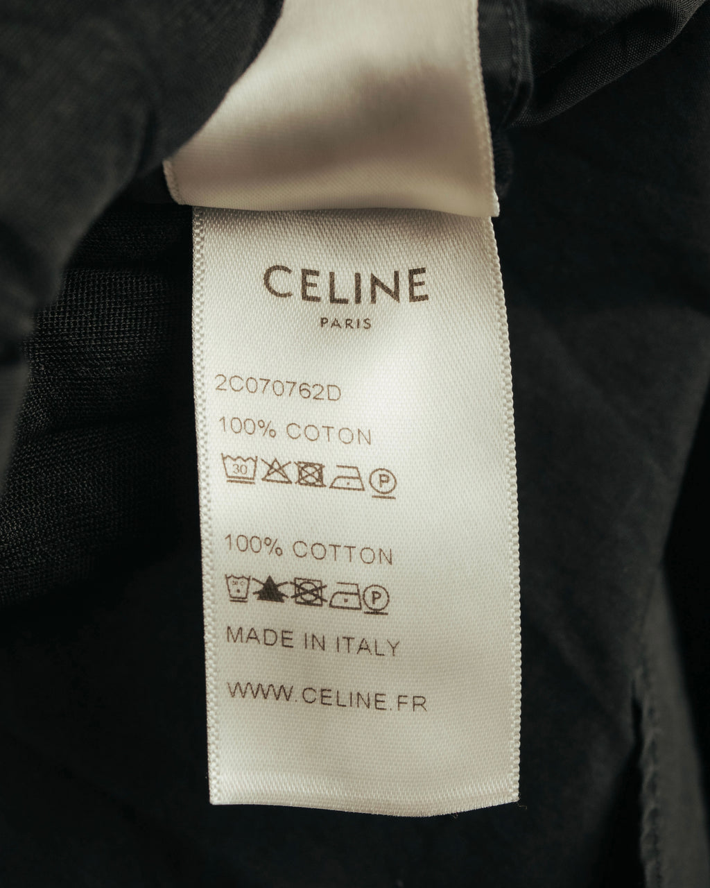 “CELINE” 2019-current Cotton band collar shirt