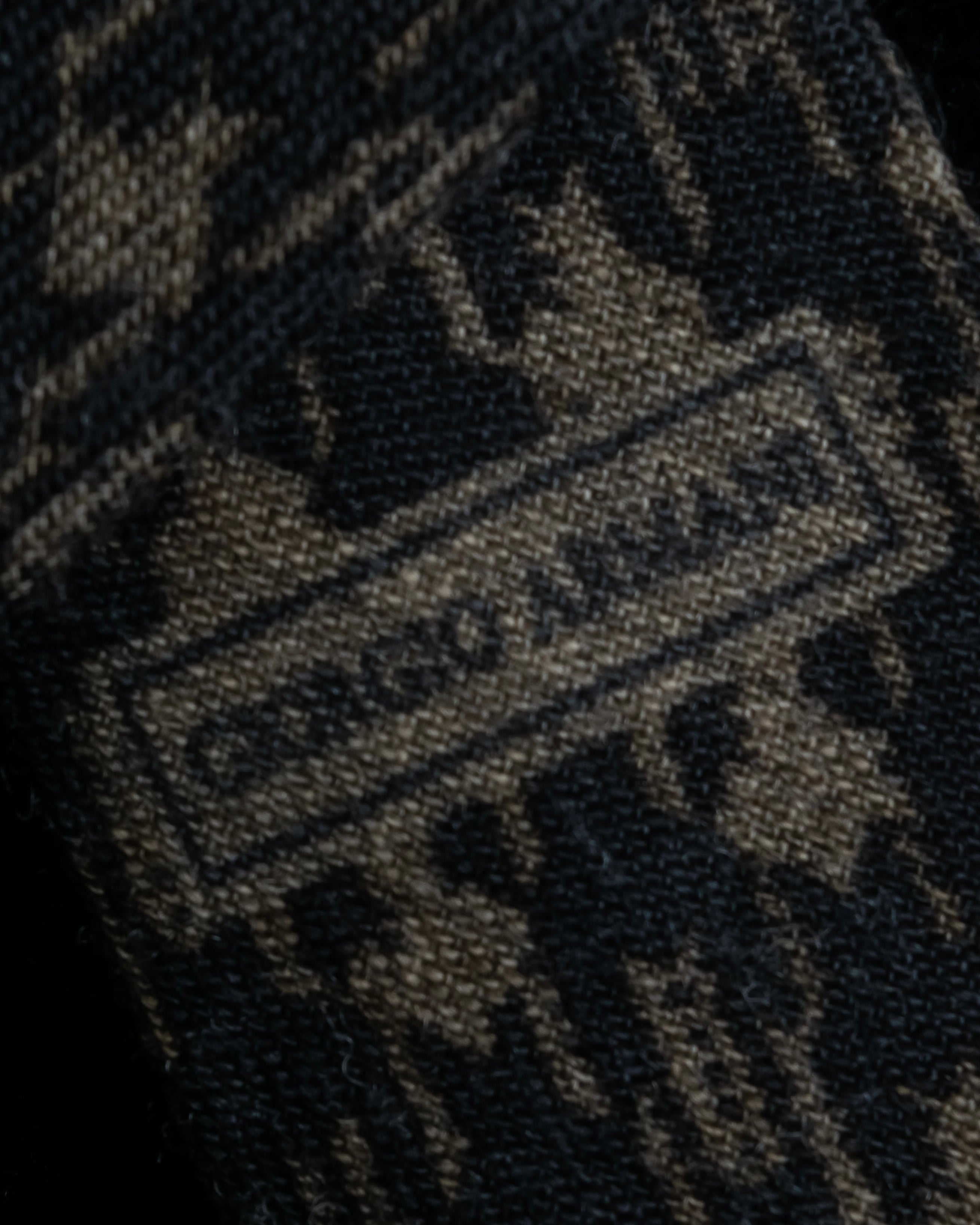 "ARMANI COLLEZIONI" Houndstooth wool necktie