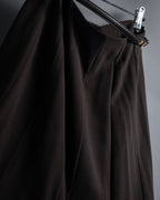 "HERMES" 90's Gold parts design derived from horse tack flared skirt