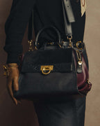 -SPECIAL- “Salvatore Ferragamo” 2019-21 Mixed material Sofia top handle bag