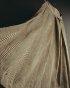"DESTREE" 2020's Striped linen blend maxi skirt