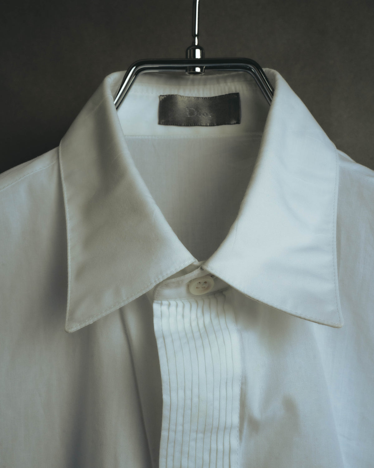 "Dior" 00's Pleated-front dress shirt