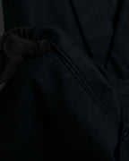 "YVES SAINT LAURENT" 00's shadow stripe pattern beautiful tailoring set up