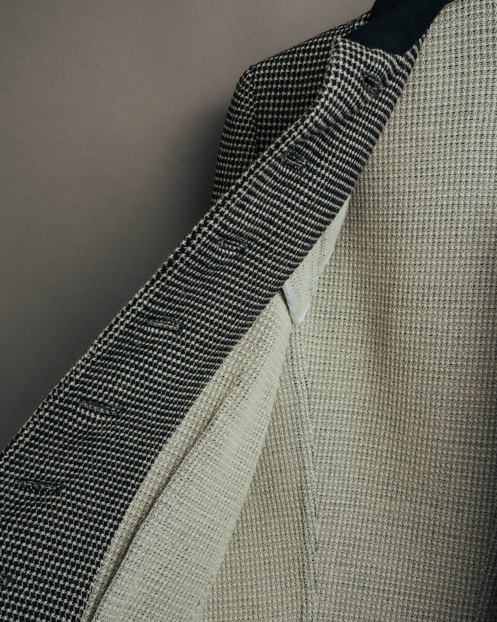 "Christian Dior" 80's-90's Wool-blend houndstooth jacket
