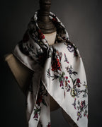 "Christian Dior" 2020-2023 botanical silk twill scarf
