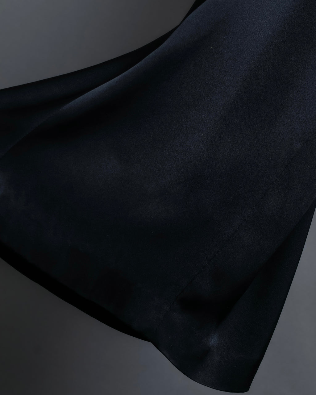 “CHANEL” Designed hem silk flare pants