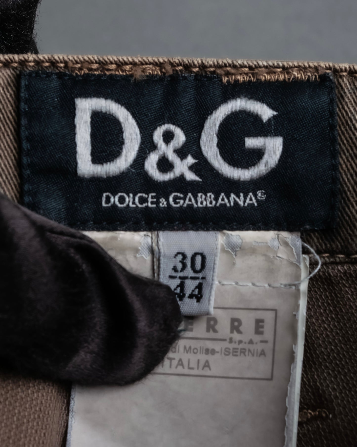 "DOLCE & GABBANA" Work detail switching wide straight pants