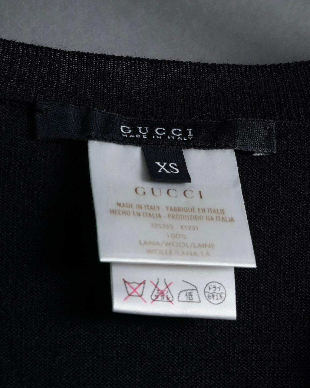 "GUCCI" Embellished v neck jewel knit sweater