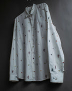 "GUCCI" Michele period iconic motif embroidered shirt
