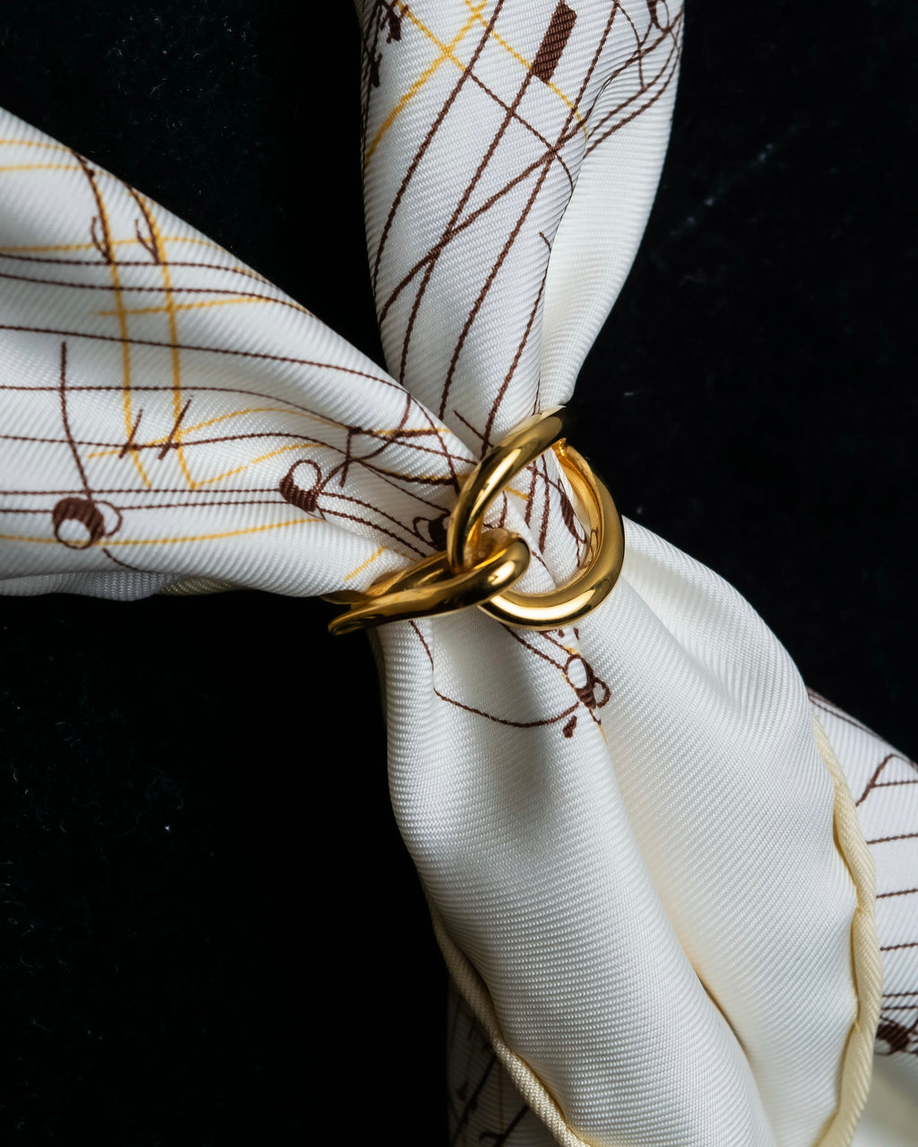 "HERMES" La Musique des Sphères petit carre scarf