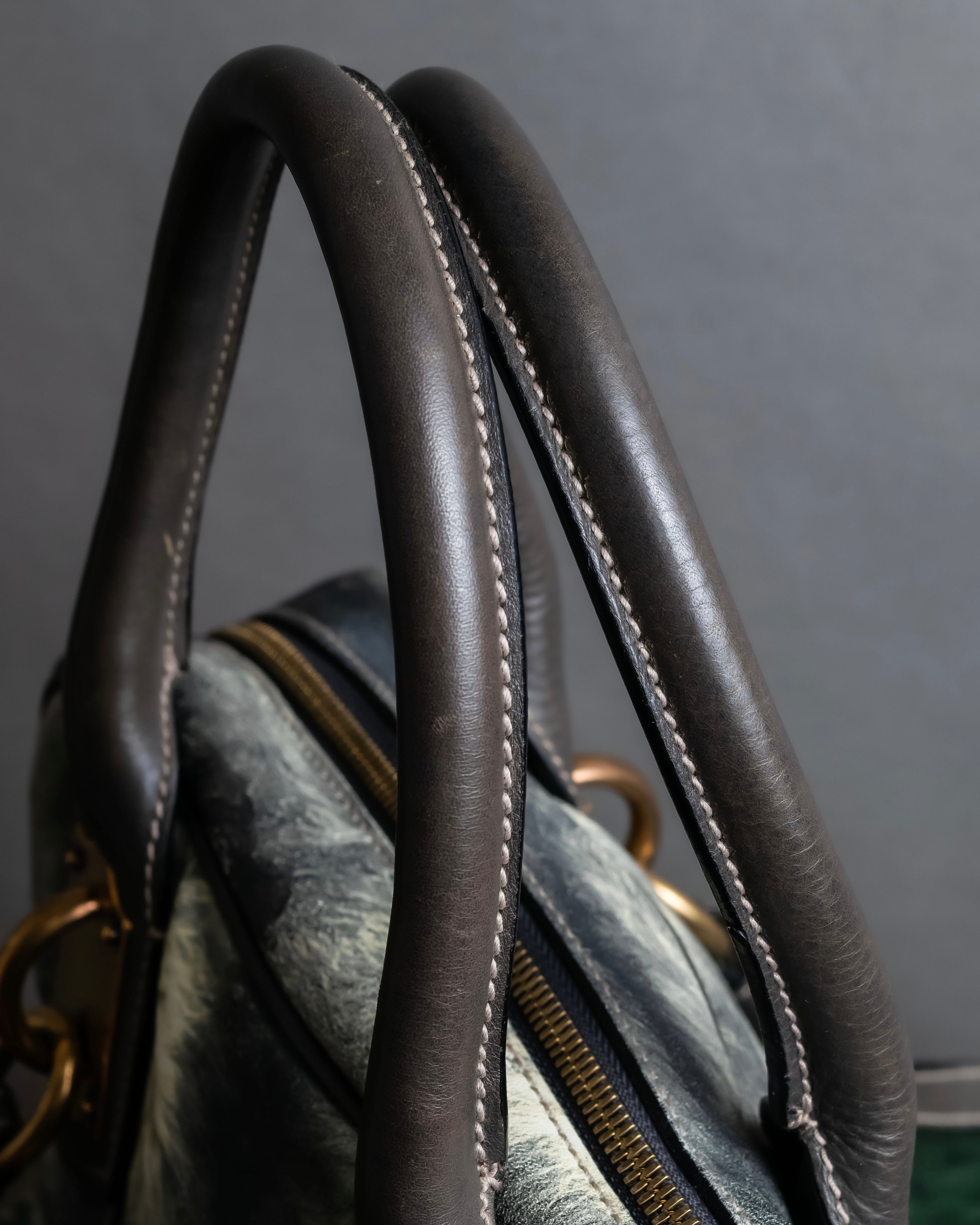 "DOLCE &amp; GABBANA" Miss edge series calf leather 2 way bag