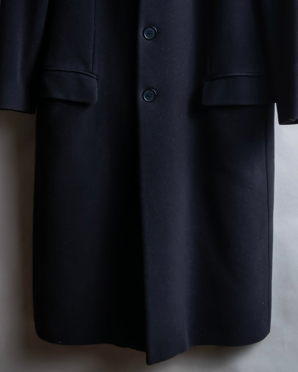 "EMPORIO ARMANI" Single-breasted oversized chester coat