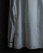 "Saint Laurent" 22SS Ribbon lace design tuxedo shirt