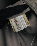 “Salvatore Ferragamo” 90’s-00’s Linen blend tailored jacket