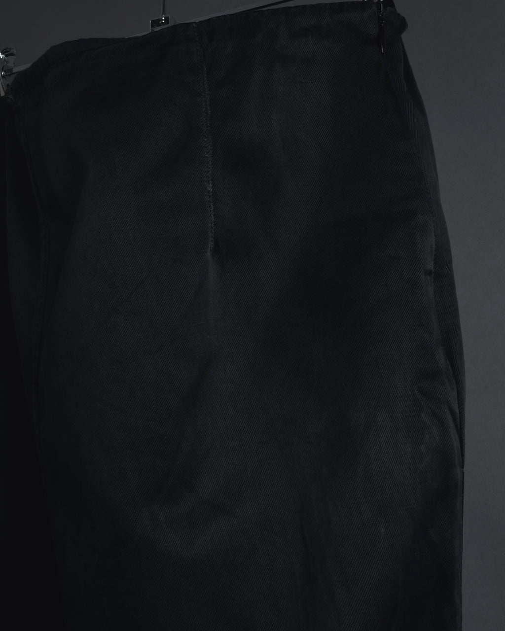 "DRIES VAN NOTEN" 10’s cupro-cotton satin long skirt