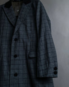 "JOHNBULL" Velvet collar design chesterfield coat