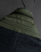 "MIHARA YASUHIRO" Hidden zip detail tailored jacket