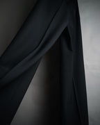 “FENDI” 90’s-00’s Sculpted V-back wide-leg trousers